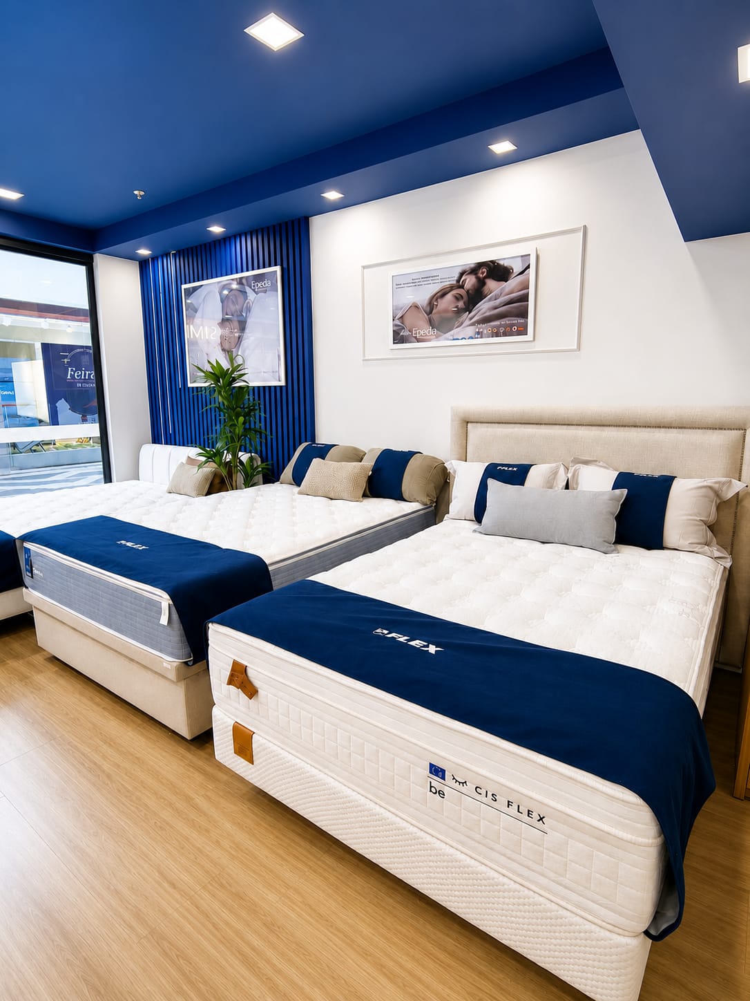 Colchão CIS Flex Be com pillow top acolchoado